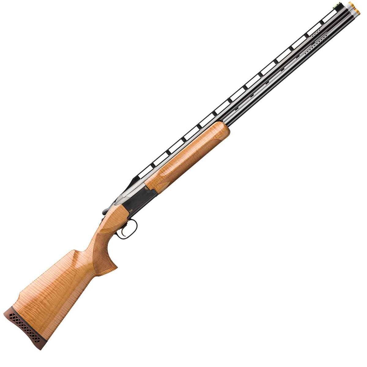 Browning Citori 725 Trap Blued Maple 12 Gauge 2-3/4in Over Under Shotgun - 30in - Tan Browning Citori 725 Trap Blued Maple 12 Gauge 2-3/4in Over Under Shotgun - 30in - Tan