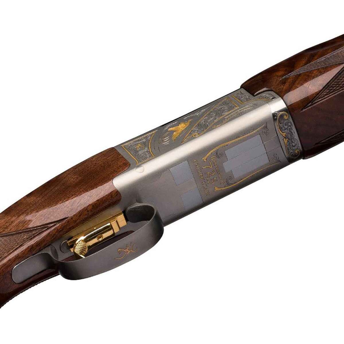 Browning Citori 725 Trap Golden Clays Grade V/VI 12 Gauge 2-3/4in Over Under Shotgun - 30in - Brown Browning Citori 725 Trap Golden Clays Grade V/VI 12 Gauge 2-3/4in Over Under Shotgun - 30in - Brown