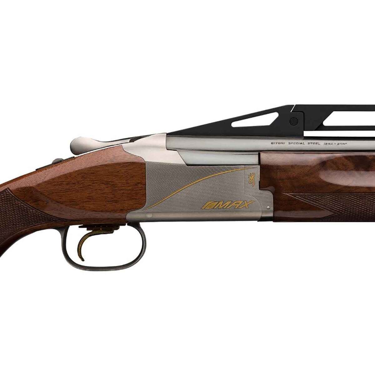 Browning Citori 725 Trap Max Glossed Grade V/VI Walnut 12 Gauge 2-3/4in Over Under Shotgun - 30in - Brown Browning Citori 725 Trap Max Glossed Grade V/VI Walnut 12 Gauge 2-3/4in Over Under Shotgun - 30in - Brown