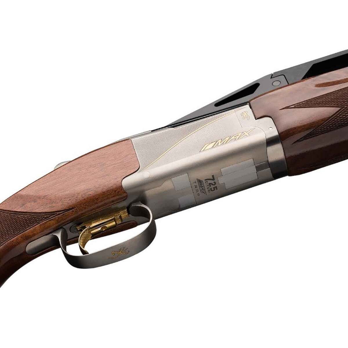 Browning Citori 725 Trap Max Glossed Grade V/VI Walnut 12 Gauge 2-3/4in Over Under Shotgun - 30in - Brown Browning Citori 725 Trap Max Glossed Grade V/VI Walnut 12 Gauge 2-3/4in Over Under Shotgun - 30in - Brown