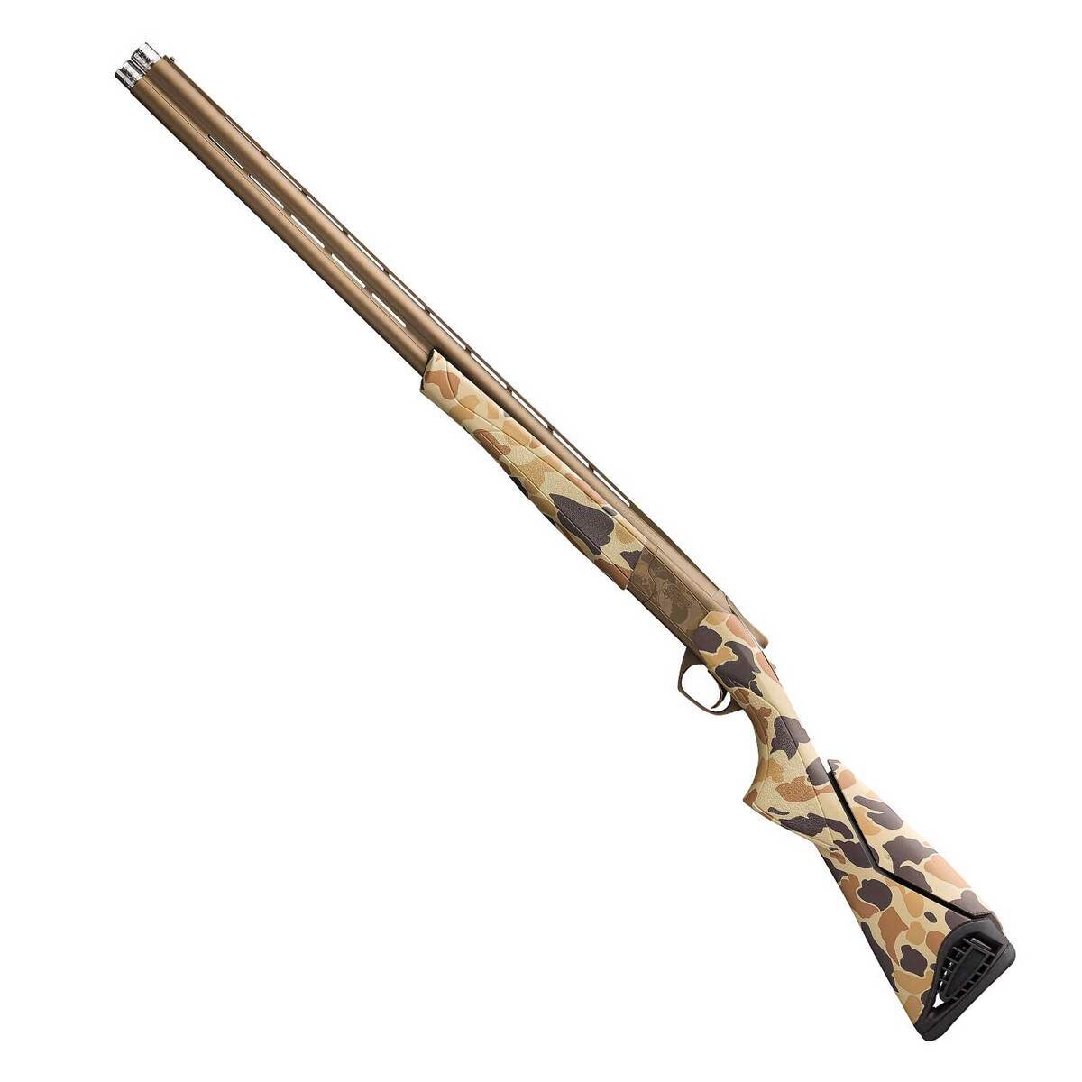Browning Cynergy Wicked Wing Vintage Tan 12 Gauge 3-1/2in Over Under Shotgun - 30in - Tan Browning Cynergy Wicked Wing Vintage Tan 12 Gauge 3-1/2in Over Under Shotgun - 30in - Tan