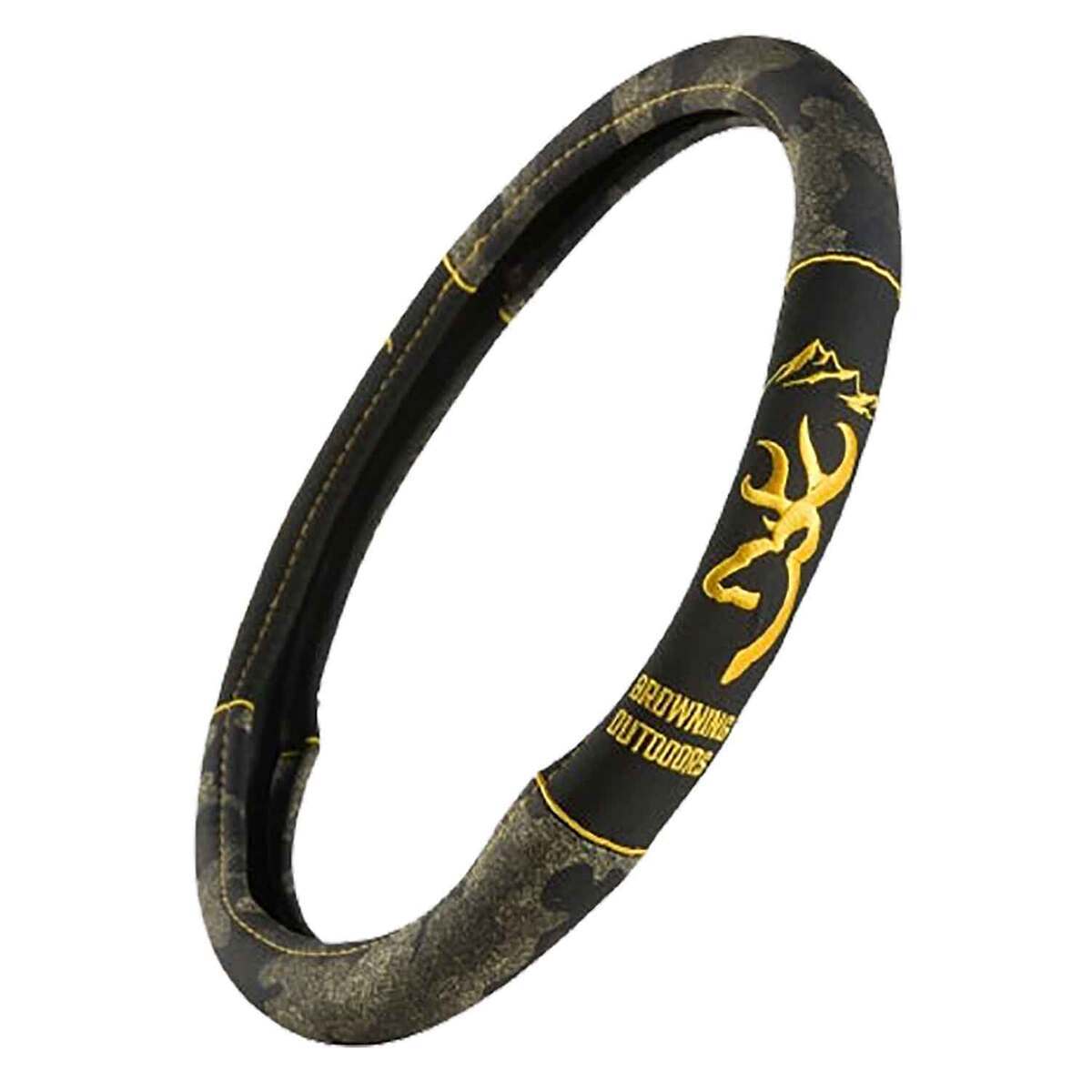 Browning Forest Grip Steering Wheel Cover - Green Camo Browning Forest Grip Steering Wheel Cover - Green Camo