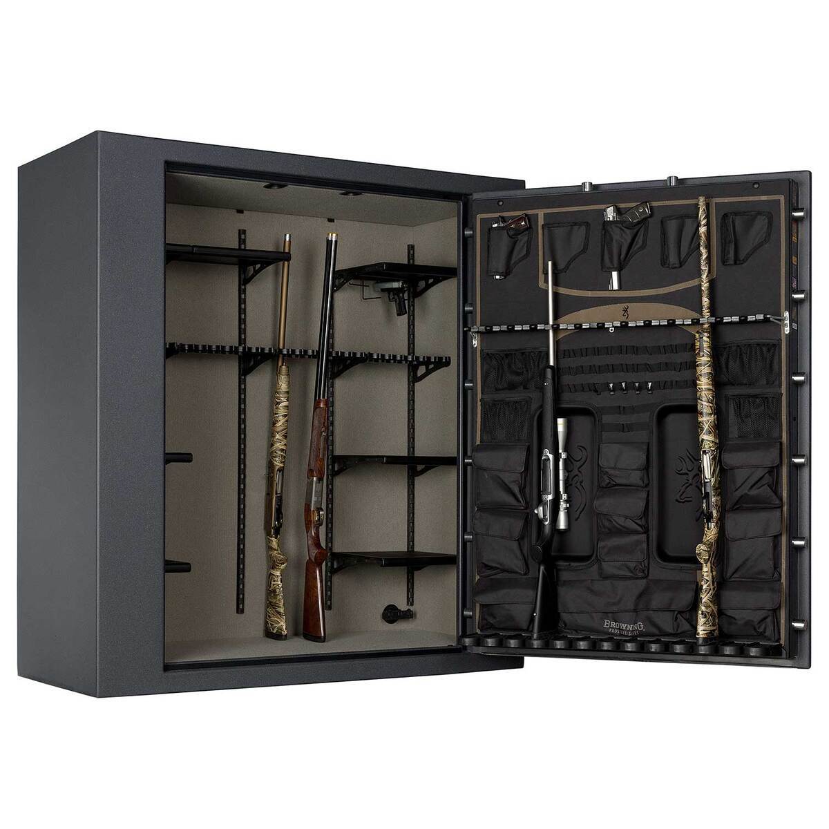 Browning Hells Canyon Extra Wide 65 Gun Safe - Gray - Gray Browning Hells Canyon Extra Wide 65 Gun Safe - Gray - Gray
