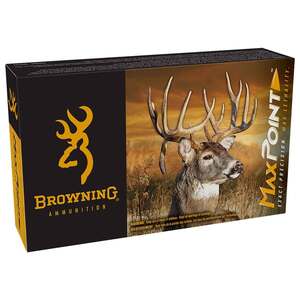 Browning Max Point 300 Winchester Magnum 180gr PT Rifle Ammo - 20 Rounds Browning Max Point 300 Winchester Magnum 180gr PT Rifle Ammo - 20 Rounds