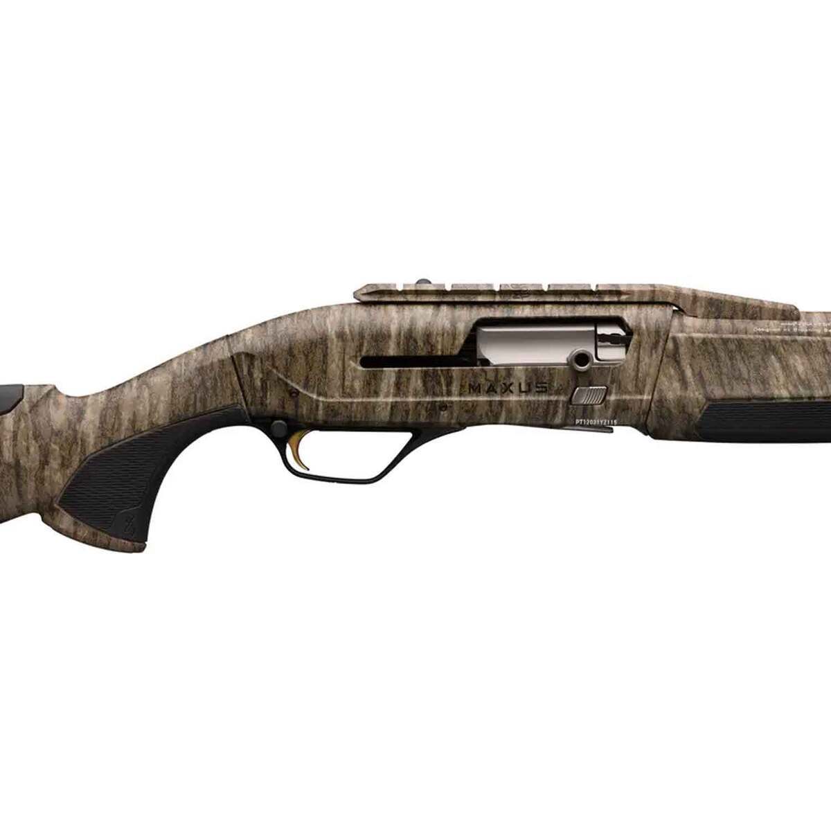 Browning Maxus II Rifled Deer Mossy Oak Bottomlands 12 Gauge 3in Semi Automatic Shotgun - 22in - Camo Browning Maxus II Rifled Deer Mossy Oak Bottomlands 12 Gauge 3in Semi Automatic Shotgun - 22in - Camo