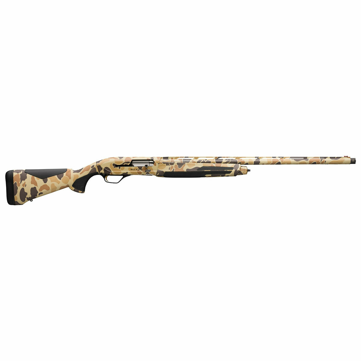Browning Maxus II Vintage Tan Camo 12 Gauge 3.5in Semi Automatic Shotgun - Vintage Tan Camo Browning Maxus II Vintage Tan Camo 12 Gauge 3.5in Semi Automatic Shotgun - Vintage Tan Camo
