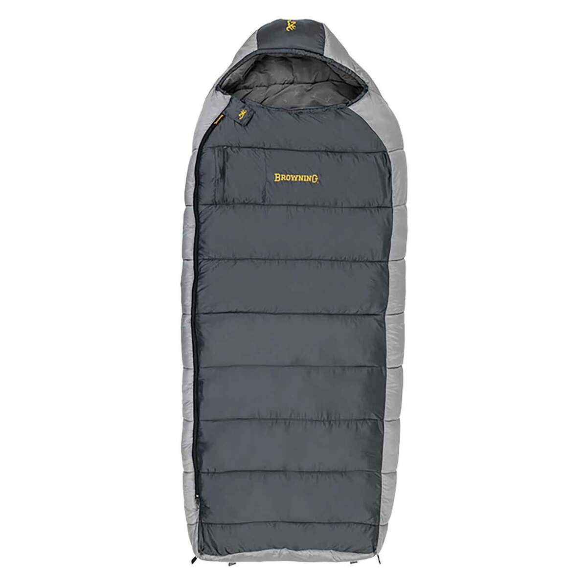 Browning McKinley 0 Degree Oversized Semi Rectangular Sleeping Bag - Charcoal/Gray - Charcoal/Gray Oversized Browning McKinley 0 Degree Oversized Semi Rectangular Sleeping Bag - Charcoal/Gray - Charcoal/Gray Oversized