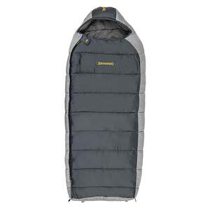Browning McKinley 0 Degree Oversized Semi Rectangular Sleeping Bag - Charcoal/Gray