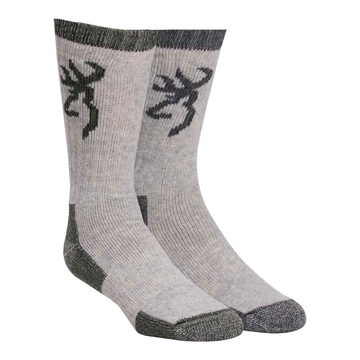Browning Men's Antler Poplar 2 Pack Hunting Socks Browning Men's Antler Poplar 2 Pack Hunting Socks