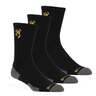 Browning Men's Everyday 3 Pack Casual Socks
