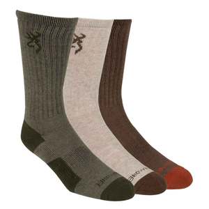 Browning Men's Everyday Crew 3 Pack Casual Socks