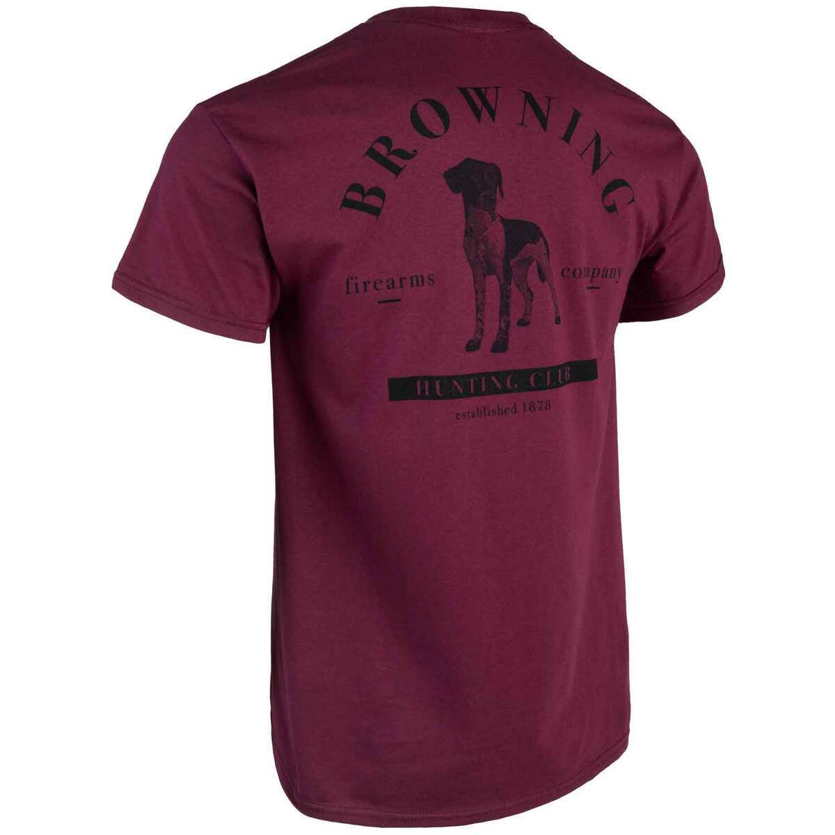 Browning Men's Hunting Club Short Sleeve Casual Shirt Browning Men's Hunting Club Short Sleeve Casual Shirt