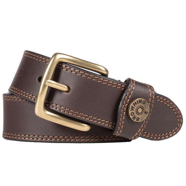 Browning Men&#39;s Leather Slug Belt - Brown 38 | Sportsman&#39;s Warehouse