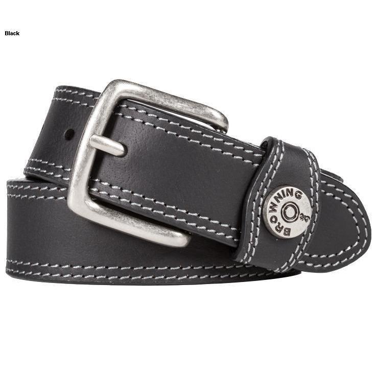 Browning Men's Leather Slug Belt Browning Men's Leather Slug Belt