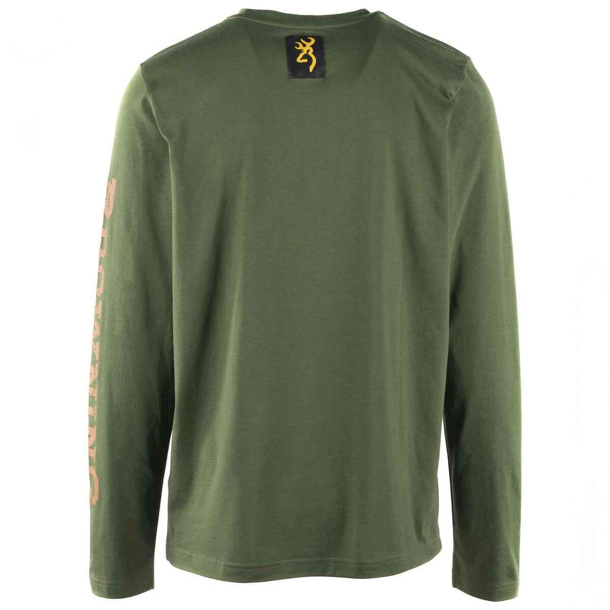 Browning Men's Logan 2.0 Long Sleeve Casual Shirt - Green - XL - Green ...