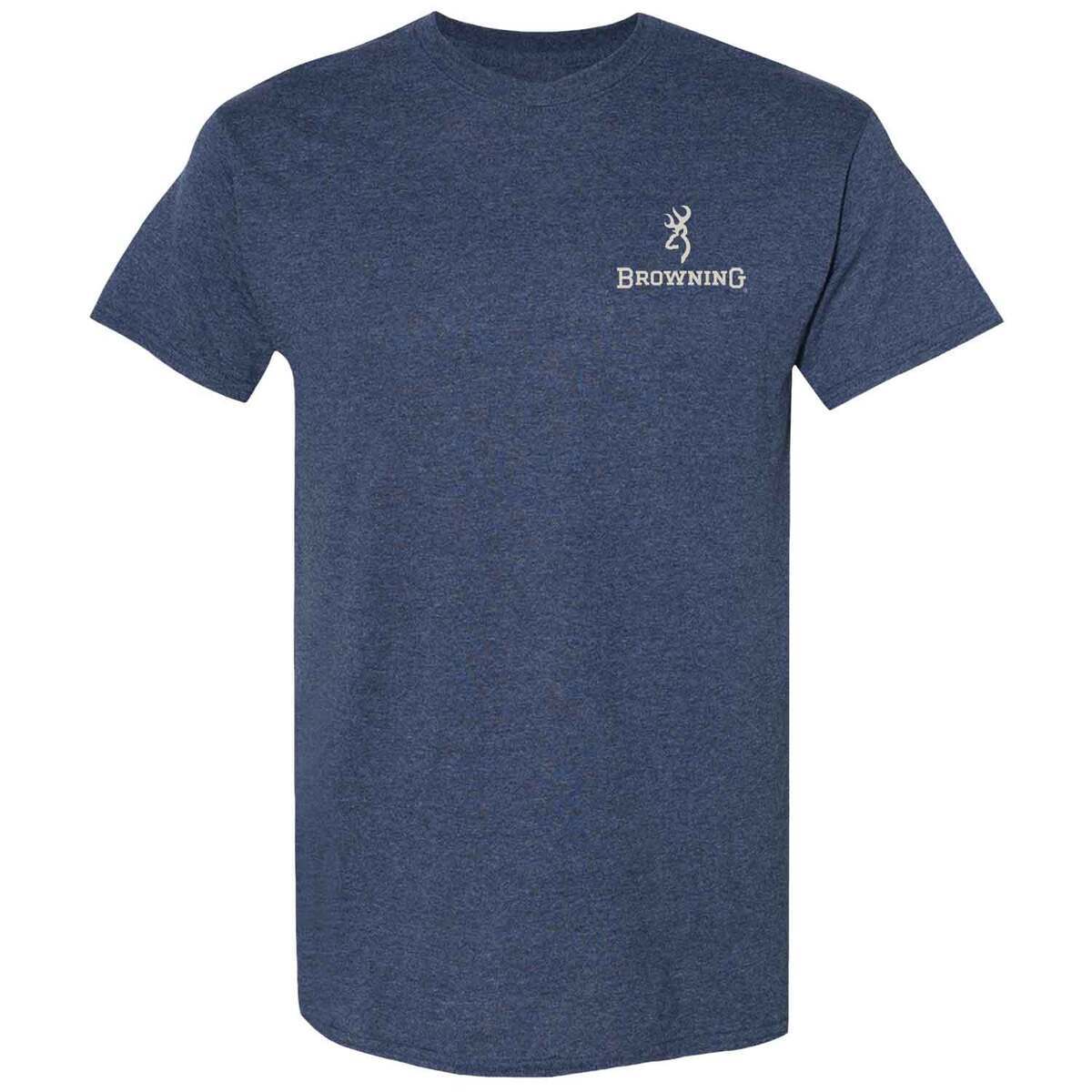 Browning Men's Scroll Buckmark Flag Short Sleeve Casual Shirt Browning Men's Scroll Buckmark Flag Short Sleeve Casual Shirt