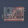 Browning Men's Scroll Buckmark Flag Short Sleeve Casual Shirt