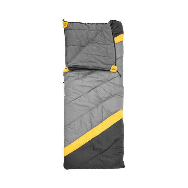 Browning Side By Side 0 Degree Doublewide Rectangular Sleeping Bag - Grey/Charcoal - Grey/ Charcoal Doublewide Browning Side By Side 0 Degree Doublewide Rectangular Sleeping Bag - Grey/Charcoal - Grey/ Charcoal Doublewide
