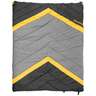 Browning Side by Side 0 Degree Double Wide Sleeping Bag - Gray - Gray Doublewide