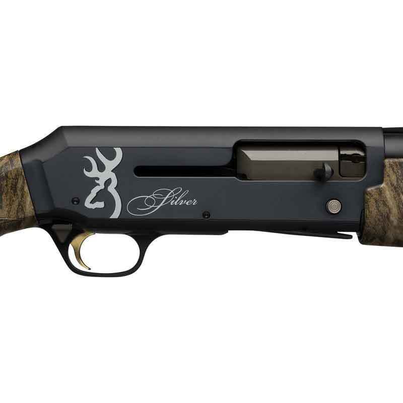 Browning Silver Field Mossy Oak Bottomlands Camo 12 Gauge 3-1/2in Semi Automatic Shotgun - 28in - Camo Browning Silver Field Mossy Oak Bottomlands Camo 12 Gauge 3-1/2in Semi Automatic Shotgun - 28in - Camo