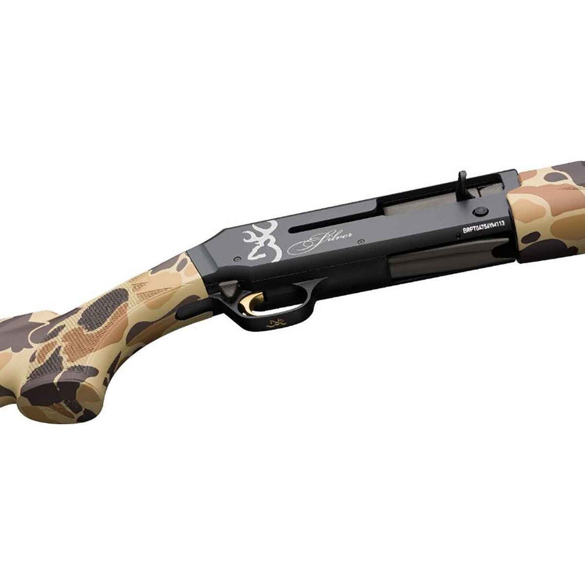 Browning Silver Field Vintage Tan 12 Gauge 3-1/2in Semi Automatic Shotgun - 28in - Camo Browning Silver Field Vintage Tan 12 Gauge 3-1/2in Semi Automatic Shotgun - 28in - Camo