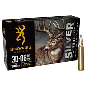 Browning Silver Series 30-06 Springfield 180gr PSP Rifle Ammo - 20 Rounds