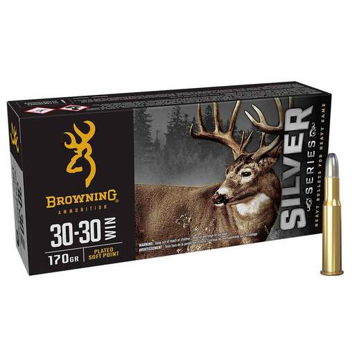 Browning Silver Series 30-30 Winchester 170gr PSP Rifle Ammo Ammo - 20 Rounds 20 Rounds Ammo
