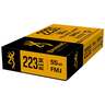 Browning Training and Practice 223 Remington 55gr FMJ Rifle Ammo - 20 Rounds