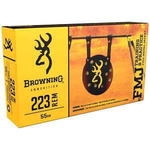 Browning Training & Practice 223 Remington 55Gr FMJ Rifle Ammo - 20 Rounds