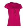 Browning Women's Trophy Buckmark Short Sleeve Shirt - Bright Pink L