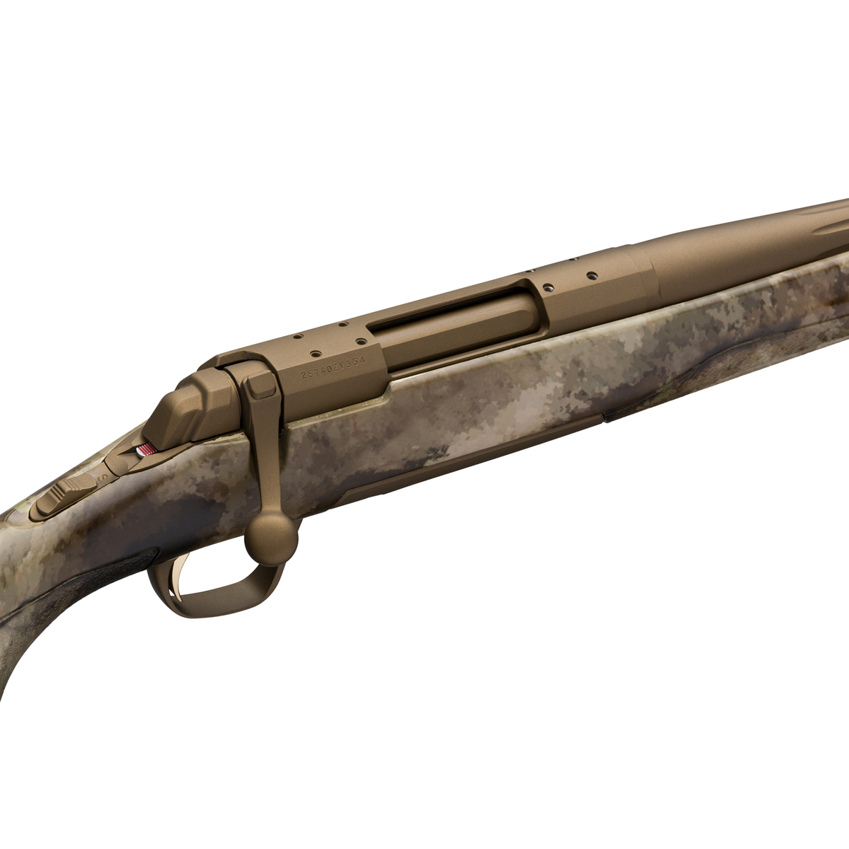 Browning X-Bolt Hell's Canyon Long Range Burnt Bronze Cerakote Bolt Action Rifle - 6.5 PRC Browning X-Bolt Hell's Canyon Long Range Burnt Bronze Cerakote Bolt Action Rifle - 6.5 PRC