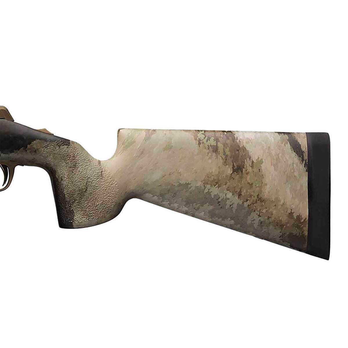 Browning X-Bolt Hells Canyon Long Range Burnt Bronze Cerakote Left Hand Bolt Action Rifle - 7mm Remington Magnum - 26in - A-TACS AU Camo Browning X-Bolt Hells Canyon Long Range Burnt Bronze Cerakote Left Hand Bolt Action Rifle - 7mm Remington Magnum - 26in - A-TACS AU Camo