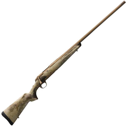 Browning X-Bolt Hell's Canyon Long Range Burnt Bronze/A-TACS AU Camo Bolt Action Rifle - 6.8 Western - 26in image