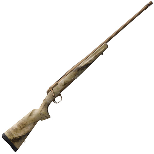 Browning X-Bolt Hell's Canyon Speed Suppressor Ready Burnt Bronze Cerakote Bolt Action Rifle - 6.5 Creedmoor - A-TACS AU Camo image