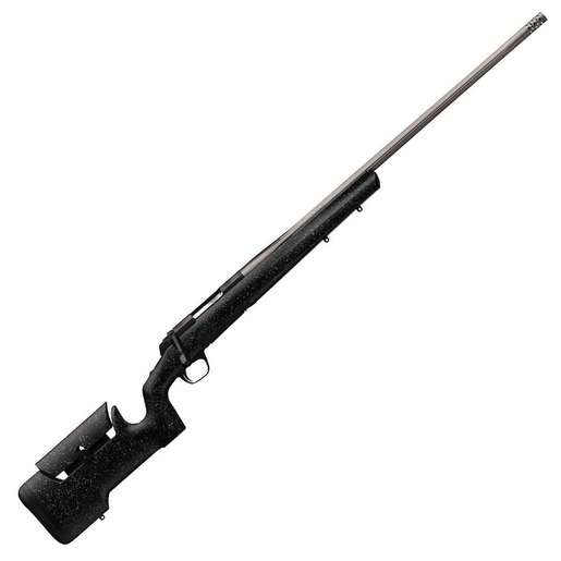 Browning X-Bolt Max Long Range Black Bolt Action Rifle - 300 Winchester Magnum - Black With Speckled Gray image