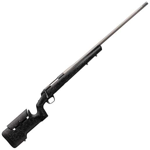 Browning X-Bolt Max Long Range Satin Gray Bolt Action Rifle - 6.5 Creedmoor - Black w / Gray Specs image