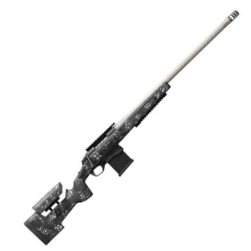 Browning X-Bolt Target Pro McMillan Matte Blued Bolt Action Rifle - 6mm Creedmoor - 26in - Gray image