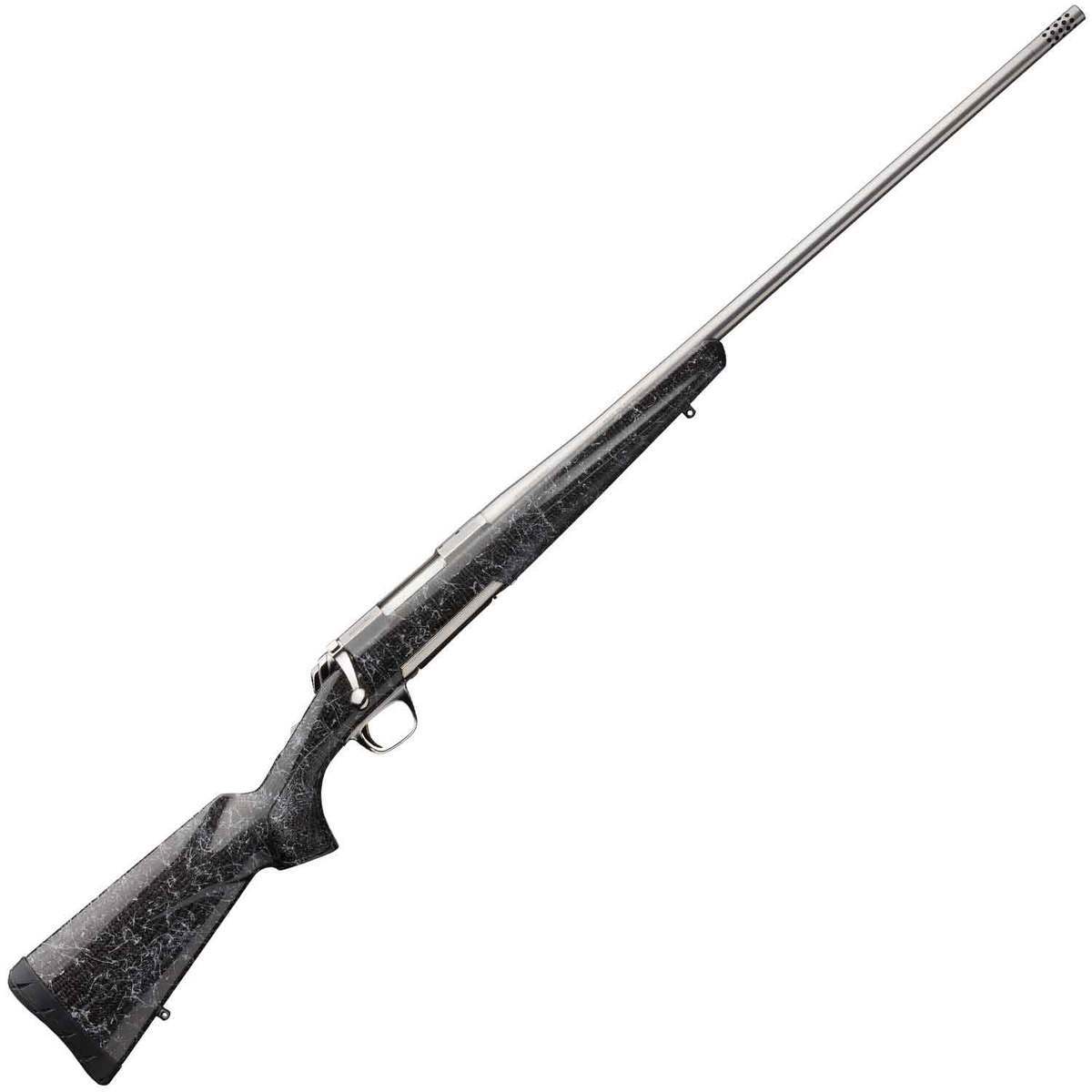 Browning X-Bolt White Gold Medallion Matte Gray/Carbon Fiber Bolt Action Rifle - 6.5 PRC - Gloss White Spider Web Browning X-Bolt White Gold Medallion Matte Gray/Carbon Fiber Bolt Action Rifle - 6.5 PRC - Gloss White Spider Web