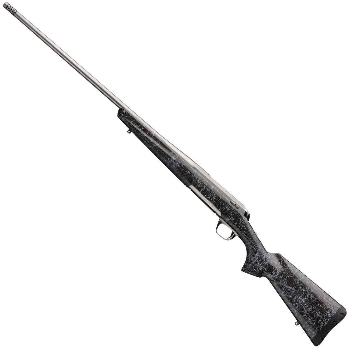 Browning X-Bolt White Gold Medallion Matte Gray/Carbon Fiber Bolt Action Rifle - 6.5 PRC - Gloss White Spider Web Browning X-Bolt White Gold Medallion Matte Gray/Carbon Fiber Bolt Action Rifle - 6.5 PRC - Gloss White Spider Web