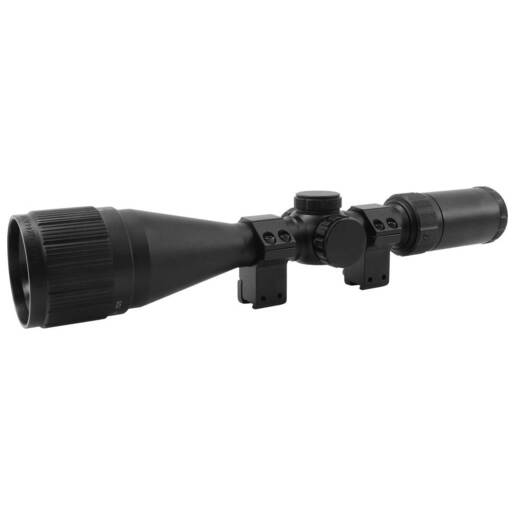 BSA Outlook 4-12x 44mm Air Rifle Scope – Illuminated Dual Green/Red Mil-Dot – Black