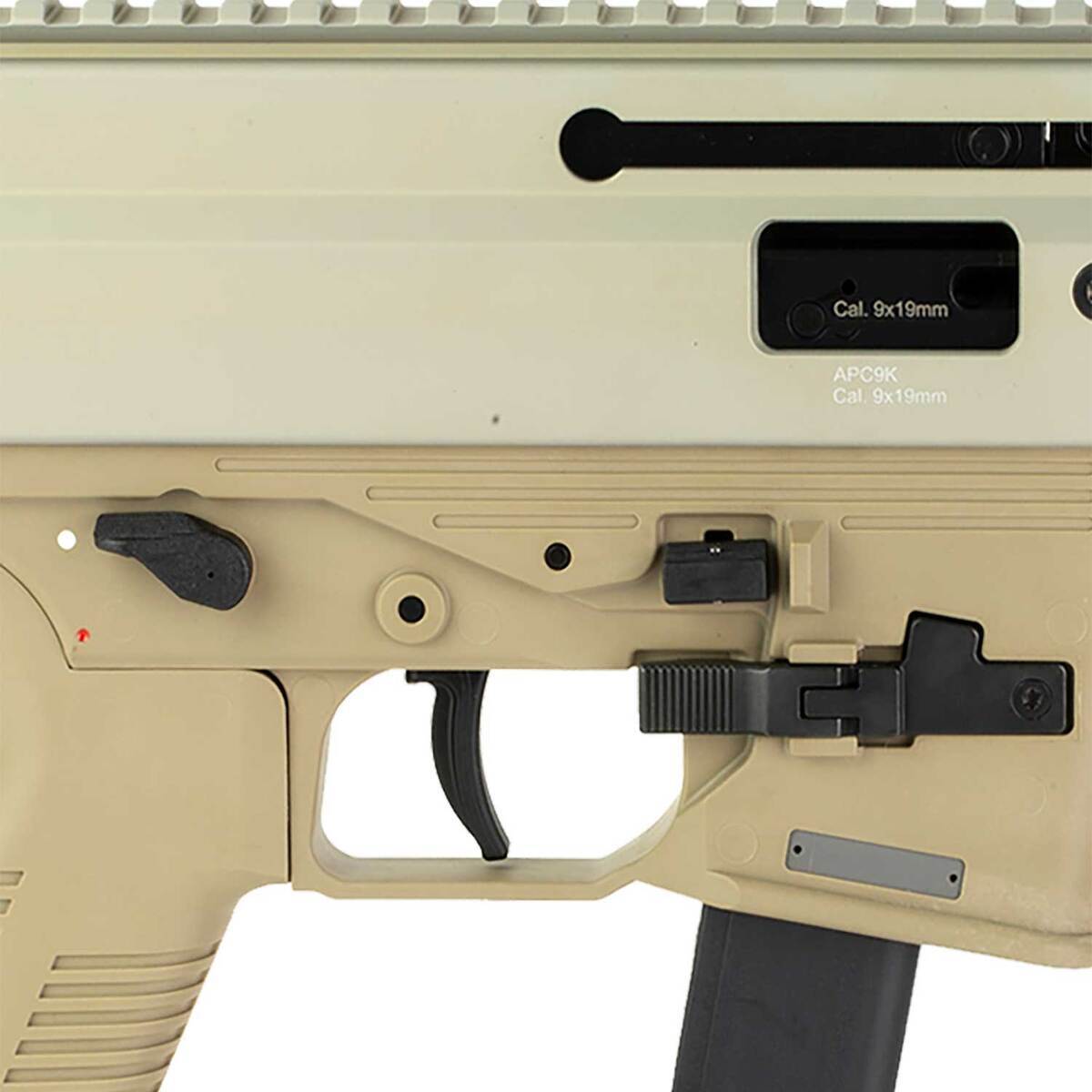B&T APC9K Pro 9mm Luger 4.3in Coyote Tan - 33+1 Rounds-img-2