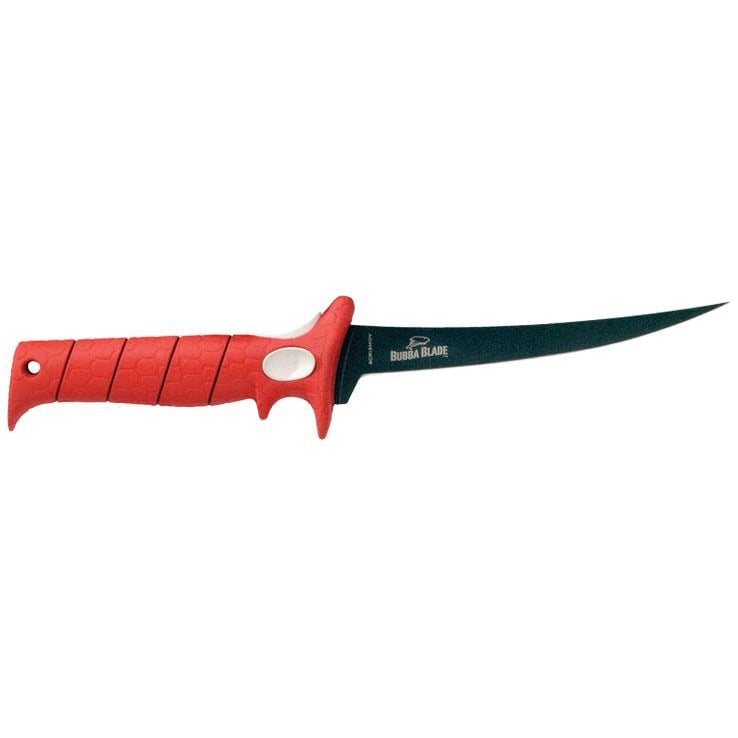 Bubba 7 inch Tapered Flex Fillet Knife - Red Bubba 7 inch Tapered Flex Fillet Knife - Red