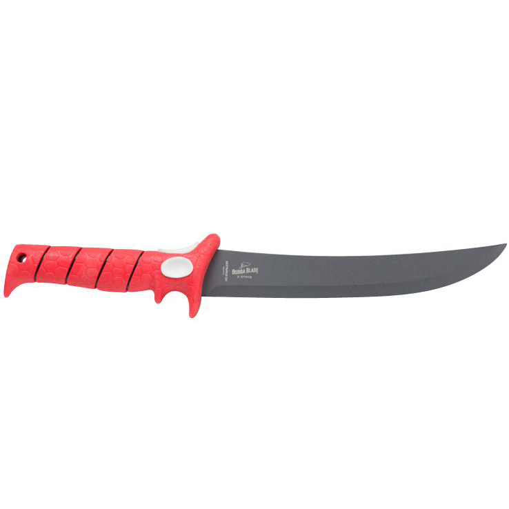 Bubba Blade Stiff Fillet Knife-Red, 9in - Red Bubba Blade Stiff Fillet Knife-Red, 9in - Red