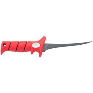 Bubba Whiffie Ultra Flex Tapered Flex Fillet Knife - Red, 6in,