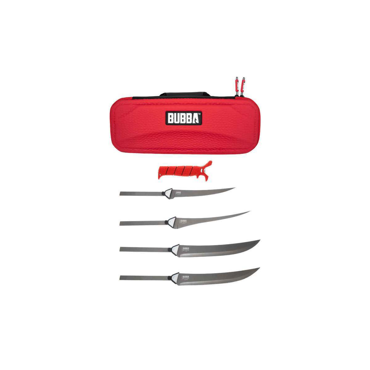 Bubba Multi-Flex Interchangeable Blade Fillet Knife Kit - Red - Red Bubba Multi-Flex Interchangeable Blade Fillet Knife Kit - Red - Red