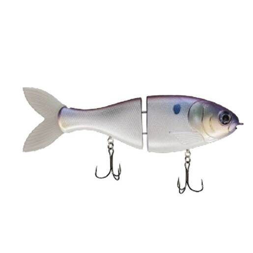 Bucca Trick Shad Hard Swimbait - Clear Body Hooks Unattached