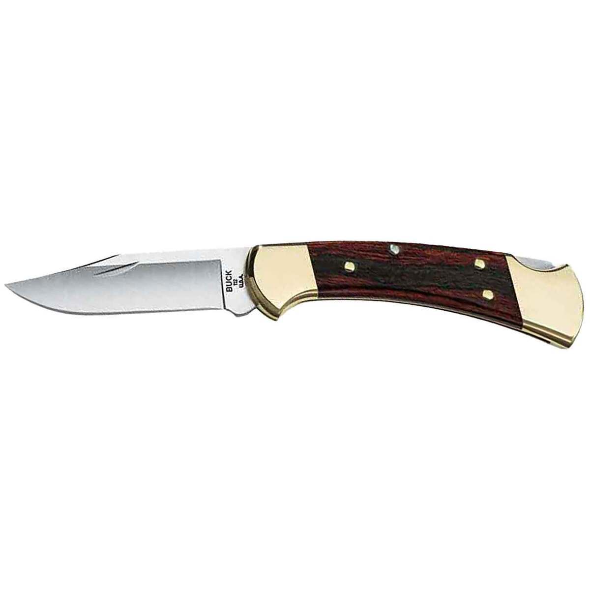 Buck 112 Ranger 3 inch Folding Knife - Wood