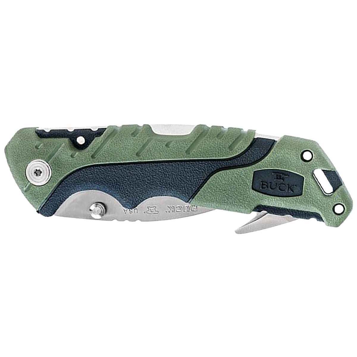 Buck Knives 660 Pursuit 3.63 inch Folding Knife - Green Buck Knives 660 Pursuit 3.63 inch Folding Knife - Green