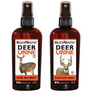 Buck Baits Deer Urine Combo Pack - 2 pack - 4oz