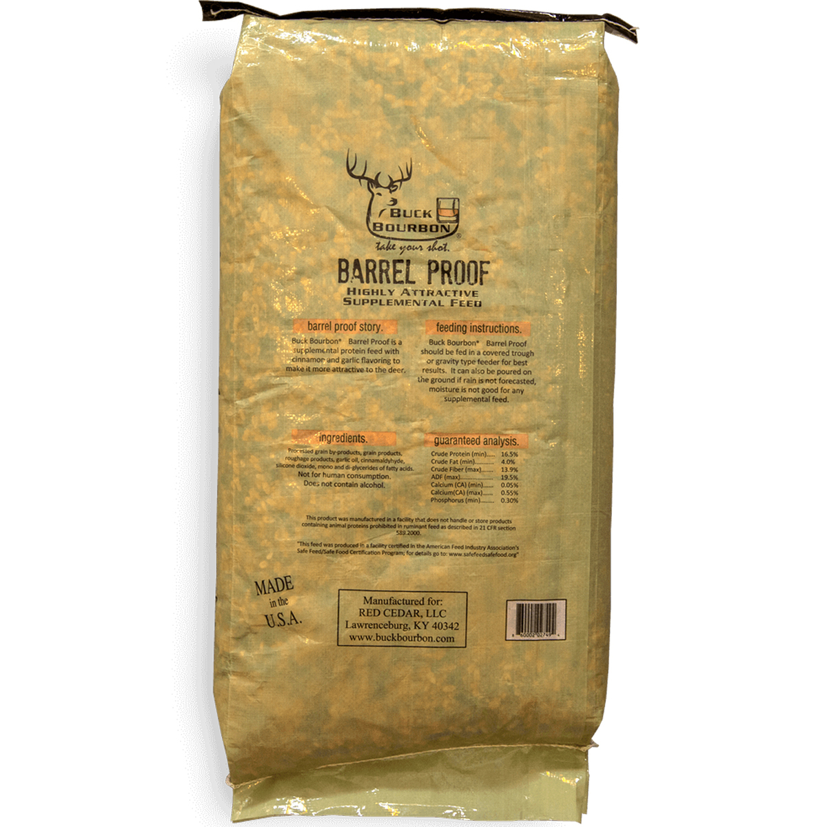 Buck Bourbon Barrell Proof Cinnamon & Garlic Deer Attractant Buck Bourbon Barrell Proof Cinnamon & Garlic Deer Attractant